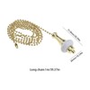 2pcs Ceiling Light Fan Switch Pull Cord Weight Handle Chain