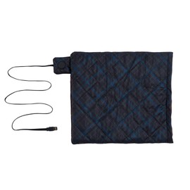 KODEN CUM390G-K USB Electric Mat, For Outdoors, Quick Warming, Washable Cover, 13.8 x 12.6 inches (35 x 32 cm), Plaid Pattern