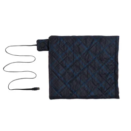KODEN CUM390G-K USB Electric Mat, For Outdoors, Quick Warming, Washable Cover, 13.8 x 12.6 inches (35 x 32 cm), Plaid Pattern