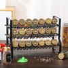 JARXSUN Glass Spice Jars with Label, 48 Pcs Spice Jars