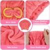 AUTOWT Toallas para Secar el Cabello, 3 Pcs Turbante Microfibra