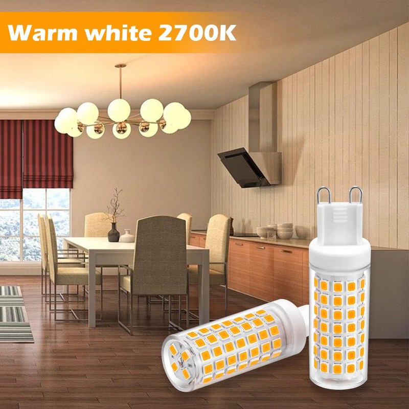 Geminilite G9 LED Bulbs 7W G9 Bi-Pin Base 70W Halogen