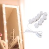 LED Vanity Lights with 10 Dimmable Bulbs USB Adjustable Color