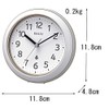RHYTHM 4KG711DN08 Wall Clock, Table Clock, Waterproof, Dustproof, Aquapark DN