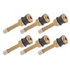 10 Pcs Valve Stems Straight Brass Heavy Duty Clamp in