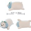 OUKEYI Polar Bear Plush Toy,35 cm Stuffed Animal Doll Pillow