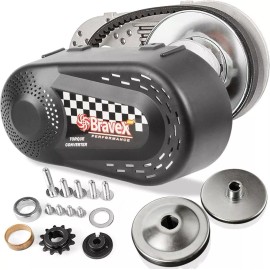Bravex Torque Converter Go Kart Clutch Set 3/4" 10T 40/41&12T 35 Chain for Manco Comet