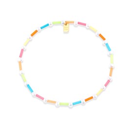 Pura Vida Anklet Wildflower Tube Bead Stretch Womens Ankle Bracelets - One Size