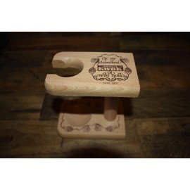 Pauwel Kwak Beer Wooden Beer Glass Stand Man Cave Bar Dorm Beer Collectors Mint