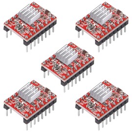 RUIZHI A4988 5PCS RepRap Stepper Motor Driver Module HR4988 3D Printer Replacement Chip 3D Printer Kit