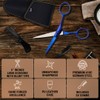 Ontaki 5" Professional German Beard & Mustache Scissors with 2