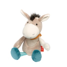 sigikid 43238 Patchwork Soft Toy, Multi-Colour/Donkey
