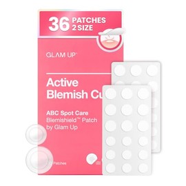 Glam Up Parches hidrocoloides para acn y espinillas  Cubierta invisible ultra delgada para una curacin rpida, absorcin y tratamiento de manchas, apto 