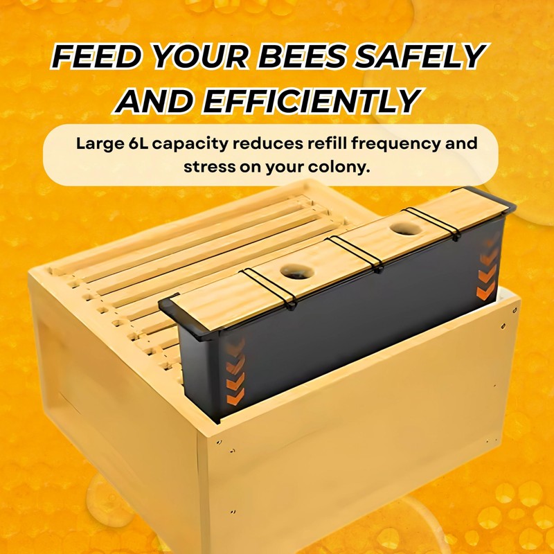 Bee Feeder Frame 2 Pack – Beehive Feeders for Inside