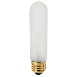 Satco S3253 40T10 STD FR 40 Watt T10 Incandescent; Frost; 2000 Average Rated Hours; 280 Lumens; Medium Base; 120 Volt; Dimmable; Indoor/Outdoor; 2700K; Warm White; 25 Pcs