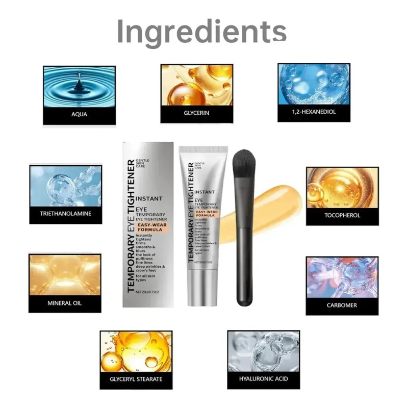 Crema Reafirmante Instantánea Y Temporal Para Debajo De Los