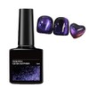 Virellay Cat Eye Nagellack - Gel Nagellack mit Magnet (Purple,