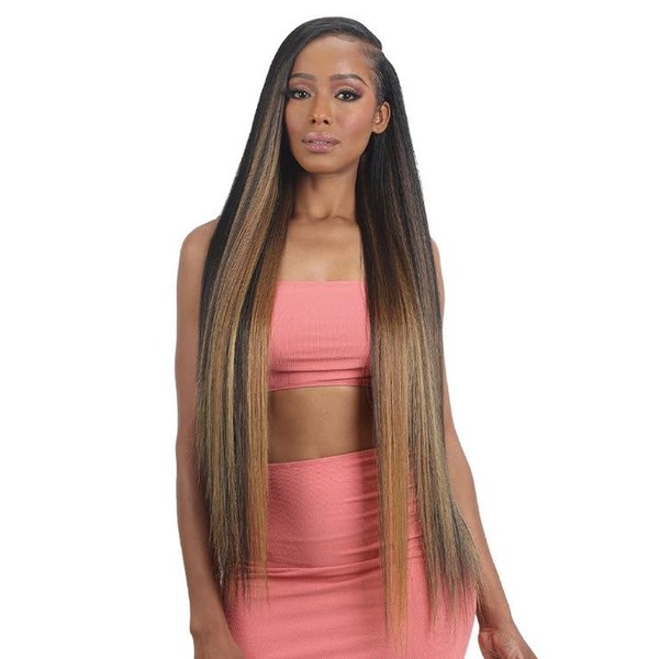 STRAIGHT 30" (BH HONEY) - Shake-N-Go Organique Mastermix Synthetic Bundle Weave