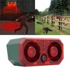 Outdoor Solar Motion Sensor Alarm Waterproof 13 Sounds Dog Barking