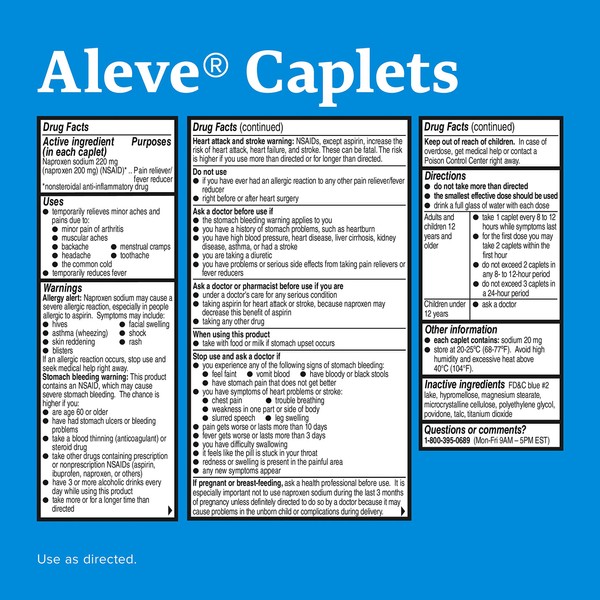Aleve Arthritis CPLT 2 DZ 90 ea (Pack of 3)