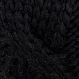 Aran Traditions Knitted Design Faux Fur Earmuffs (Black)