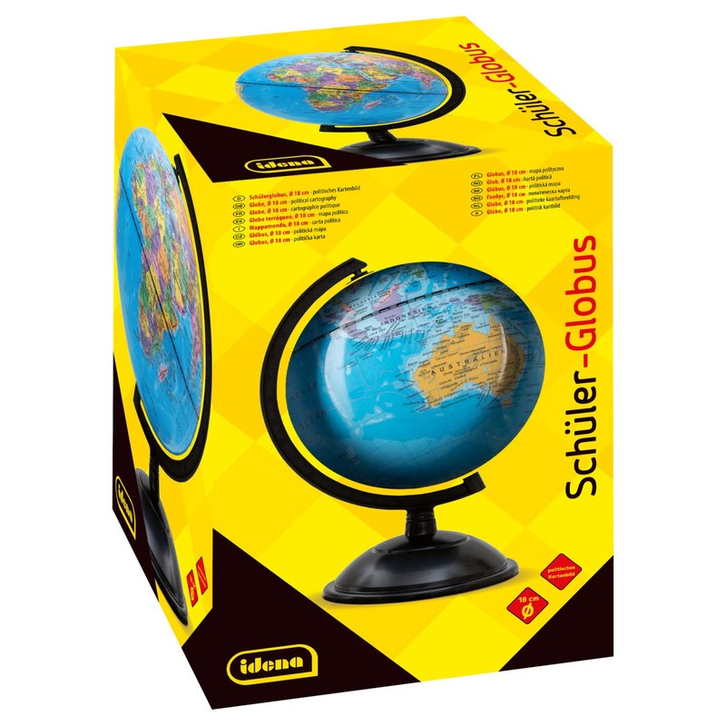 Idena 569906 School Globe with Political Map 18 cm