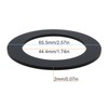 Briny River 6Pcs Rubber Gasket Tub Drain Overflow Gasket 65.5x44.4x2mm