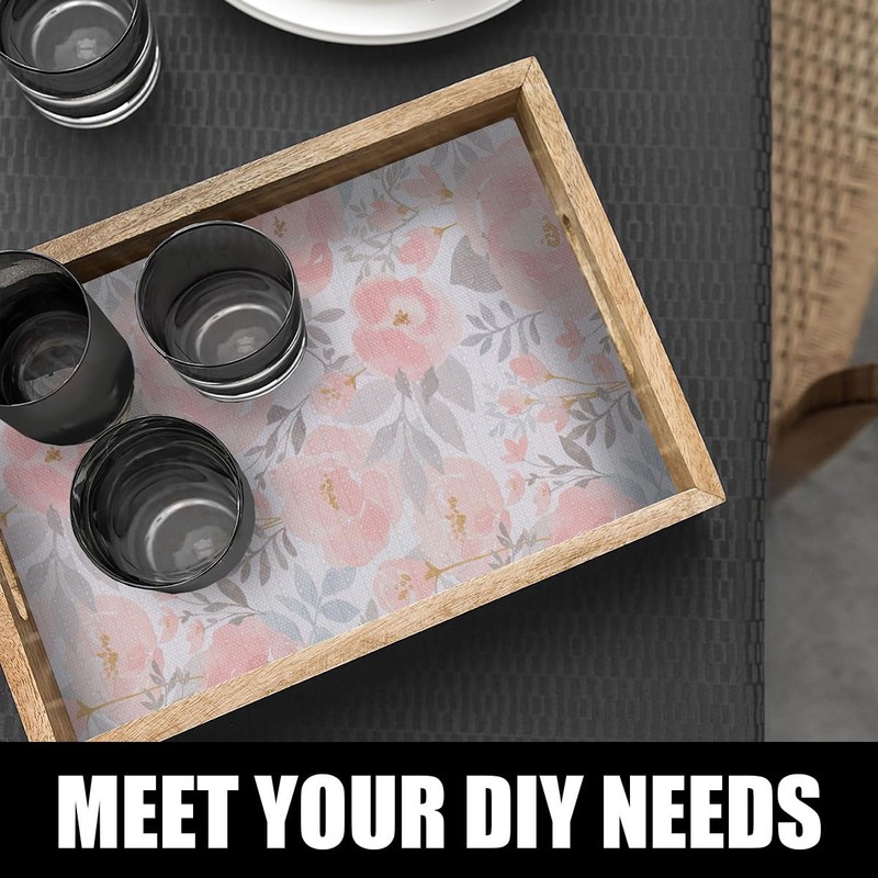 Amiitay Peony Shelf and Drawer Liner for Kitchen,Non-Adhesive and Strong