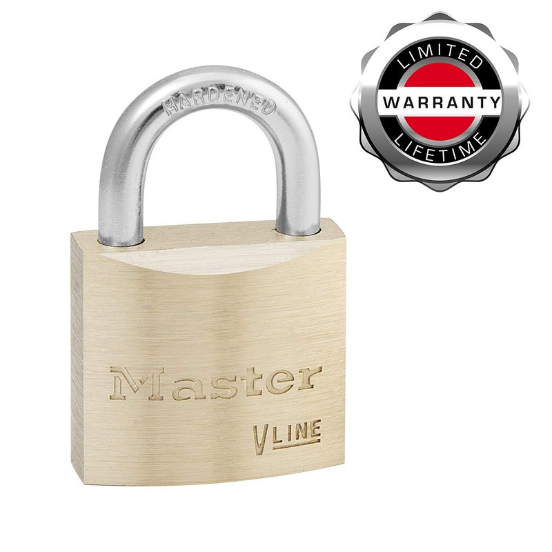 Master Lock V Line 30mm Key Type 314 Brass Padlock