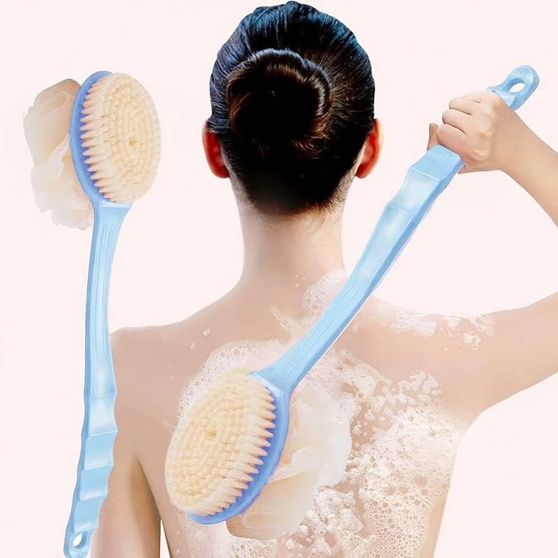 Set Cepillo Corporal Ducha Alfombra Masaje Pies Lavar Cabello Cara