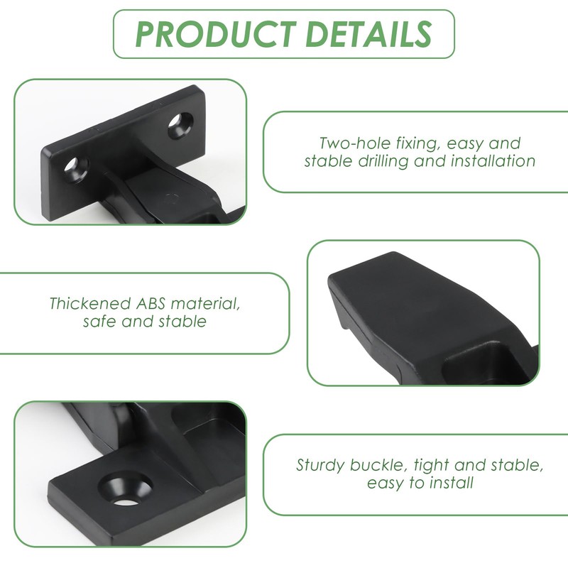 4 Pairs Keku AS Push Fittings, Keku Push in Plinth