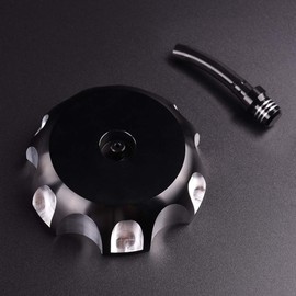 Billet Gas Fuel Tank Cap Cover w/Vent Hose for YAMAHA RAPTOR 700 2006-2016,TTR125 2000-2004,for CR85 2003-2007,CR125 2000-2007,CRF150F 2003-2017,for KAWASAKI KX85 2001-2013,KX125 2000-2005