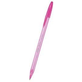 BIC Bolígrafo Cristal Fashion Punto Grueso 1.2 mm Barril Hexagonal Colores Vivos Escritura Suave y Fluida 12 Piezas Surtido de Colores