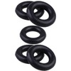 5PCS Black Sewing Machine Bobbin Winder Rubber Tire Ring Bobbin