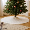 Jetec Christmas Cat Proof Tree Skirt Kit with Soft White