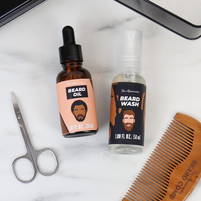 Aficionados - Essential Beard Care Kit Includes Beard Oil Beard