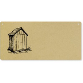 'Tool Shed' Large Wooden Wall Plaque/Door Sign (DP00063155)