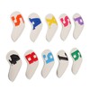 10pcs set PU Waterproof Golf Club Iron Cover Fine Sewing