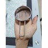 Goeielewe Stainless Steel Strainer with Long Handle, Flour Sieve Mini