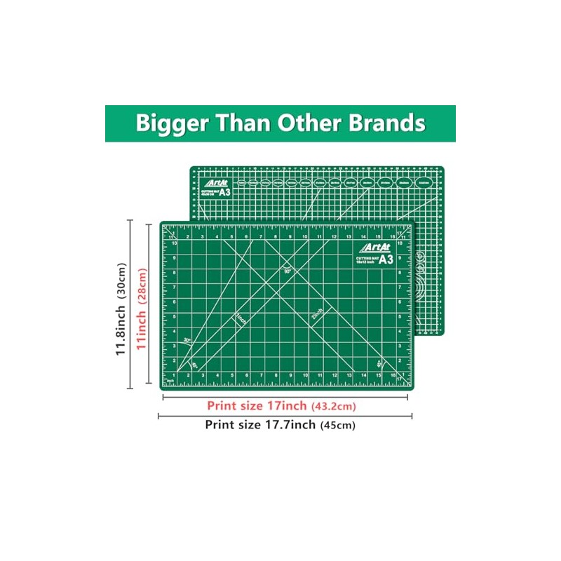 ArtAt Self Healing Cutting Mat: 【5 Pack Cutting Mat 12″x
