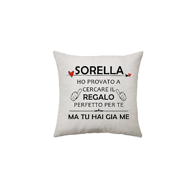 Schwester Geschenke Schwester Kissenbezug Geschenke für Schwester - Ich habe