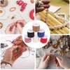 6 Roll Cord Hand Woven Rope Bracelet Elastic Cord Braided