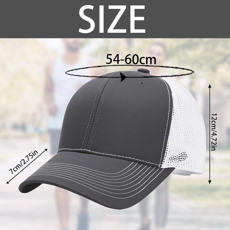 CWENDANER Mens Baseball Caps Trucker Classic Color Blocking Snapback Cap,