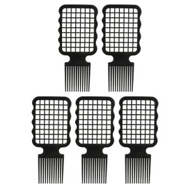 5pcs Twist Combs Ergonomic Perm Curling Hair Dreadlocks Twist Combs for Men Hair Styling