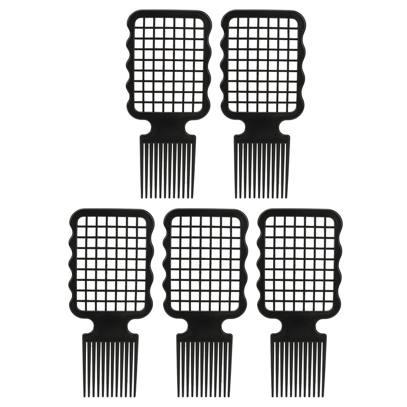 5pcs Twist Combs Ergonomic Perm Curling Hair Dreadlocks Twist Combs