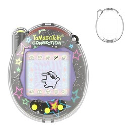SGHLDE for Tamagotchi Connection V3 Case, Clear Hard PC Drop-Proof Protective Cover, Transparent Portable Carrying Storage Case for Tamagotchi Connection Accessories (Cover Only), Translucent