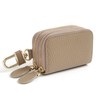 imeetu Key Case, Smart Key Case, Genuine Leather, Includes Carabiner,