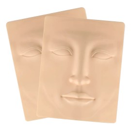 2 Piel Sintética De Látex 3d Para Practicar Microblading