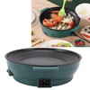 Electric Grill Pot 22cm Large Caliber Nonstick Multifunctional Electric Grill