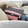 Car Center Console Cover, Leather Soft Armrest Seat Storage Box